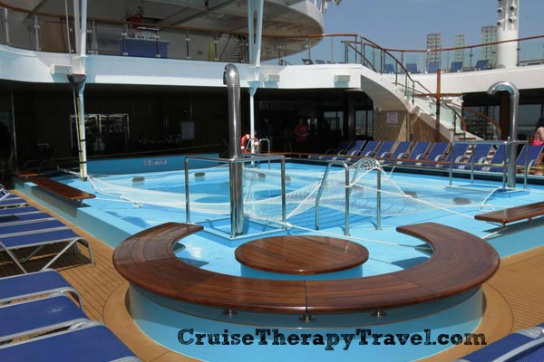 The re-vamped Carnival Triumph Pool.